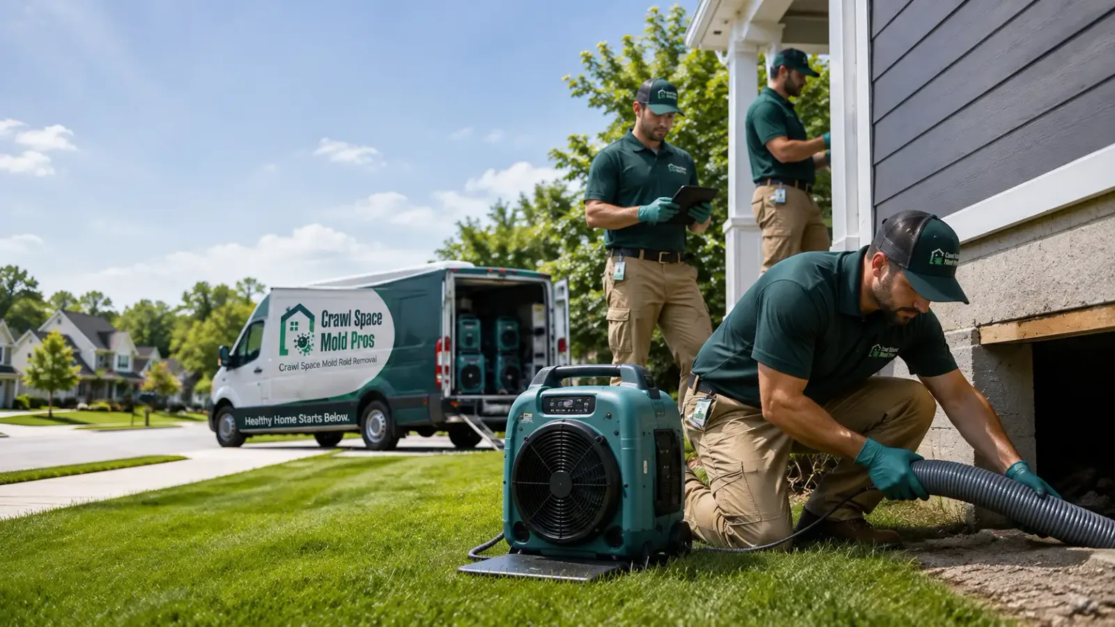Crawl Space Mold Removal in Allison, PA
